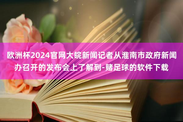 欧洲杯2024官网大皖新闻记者从淮南市政府新闻办召开的发布会上了解到-赌足球的软件下载