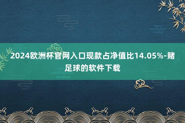 2024欧洲杯官网入口现款占净值比14.05%-赌足球的软件下载